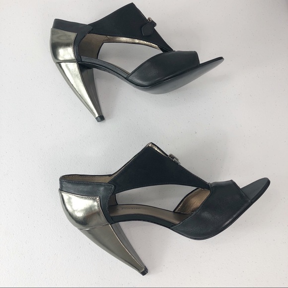 Pour la Victoire black high heel shoes 7.5 (#38) - Picture 4 of 8